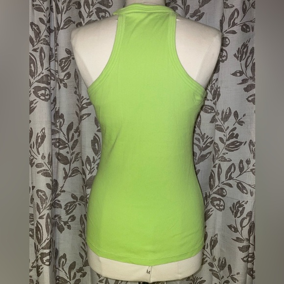 Nike Women's Lime Green Tank Top - Picture 2 of 4